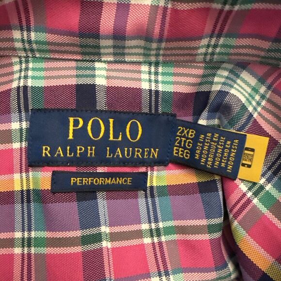 Ralph Lauren Polo Men's Long Sleeve Button-Down Oxford Performance Shirt 2XB New - Picture 11 of 13